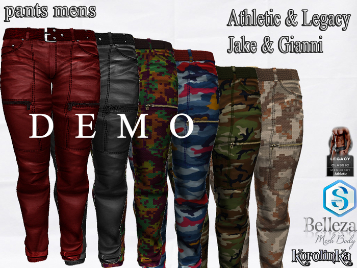 Second Life Marketplace Pants Mens Leather VDEMO Athletic Legacy Second Life Marketplace Pants Mens Leather VDEMO Athletic Legacy